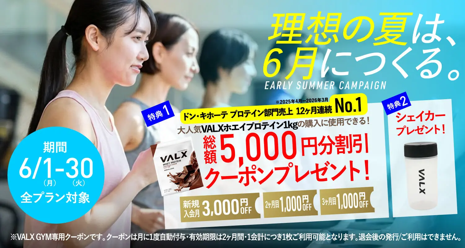 VALXジムキャンペーン